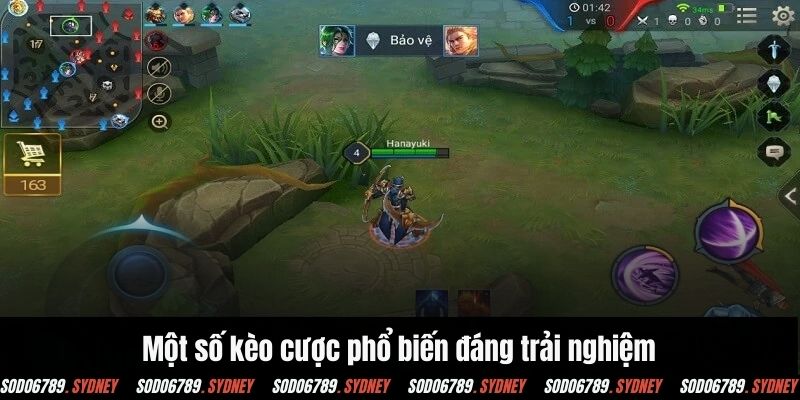 Một số kèo cược phổ biến đáng trải nghiệm