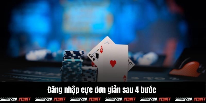 Đăng nhập cực đơn giản sau 4 bước 